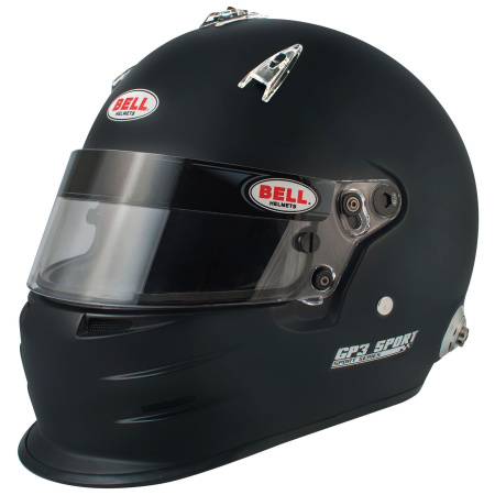 Bell GP3 SPORT шлем для автоспорта (HANS), черный матовый, р-р S