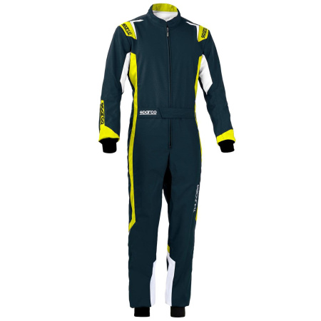 Sparco THUNDER комбинезон для картинга, темно-серый/желтый неоновый, р-р XS